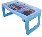 Halsey Plastic Kids Study Desk- Portable Light Weight Desk-Foldable Study Desk/Kids Furniture (Light Blue)