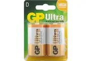 GP13AUC2 Gp 1.5V Ultra Alkaline D Battery Card of 2