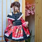 免運 角色扮演服 日本女士傳統和服正裝COSPLAY攝影動漫表演舞臺演出服極樂凈土舞 快速出貨