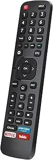 Remote Control for hisense tv Remote en2bs27h LED Smart TVs, with Netflix, Prime Video, YouTube Buttons, pre-Programmed