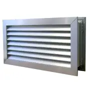 Aluminium Door Transfer Grille Vent Relief Grille Double Sided 600x150mm DRG6015