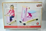 Indigo Jamm Ride-On Wood Scooter Pink Racer Girl's New Rare