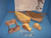 Blue-Winged Teal Cedar Caving Kit