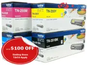 *SALE!*Brother TN251+TN255 C/M/Y/K Toner Set for MFC-9140CDN/9330CDW/9340CDW