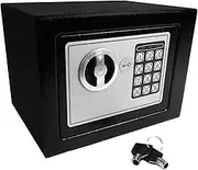 High Security Home Safe Safebox Secure Storage Box With Keypad And Key Lock