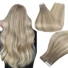 Full Shine Seamless Skin Weft Tape in Hair Extensions 20Inch Tape in Extensio...