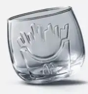 McDonalds 50 Years of Maccas The Fries Wobbly Glass 2021 Brand New In Box