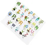 PLAFOPE 3 Sheets Cartoon Animal DIY Clothes Patches for Decoration English Letters Appliques Easy Stickers Fun Clothing Accessories for Adults