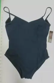 Bloch Princess Seamed Camisole Leotard Indigo Medium adult Ladies lowback