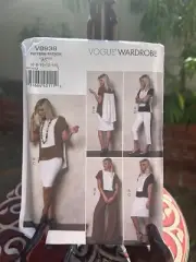 Vogue Ladies Top, Skirt, Pants Pattern 8938 Pattern Uncut Sizes 6-14