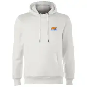 Back To The Future 35 Hill Valley Front Hoodie - White