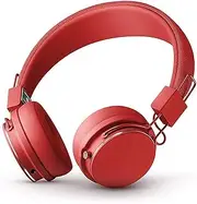 URBANEARS Plattan II Bluetooth Headphones, Wireless On-Ear Headphones, with 30+ Hours of Cord Free Playtime, Intuitive Control Knob and Convenient, Collapsible Design, Tomato