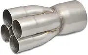 Vibrant 10309 2" Inlet ID Stainless Steel Merge Collector