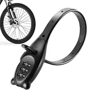 Zip Tie Lock – Helmet Security Cable, Combination Lock Strap | Anti-Theft Safety Hardware for Scooter Stroller Gate Luggage Skis Refrigerator Skateboard Bike and Outdoor Gear Protection