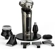 Electric Razor for Men, New Upgrade Electric Shavers for Men Cordless Rechargeable 3D Rotary Men Shaver-Wet/Dry Mens Shaver-IPX7 Waterproof-Mens Razor for Shaving-Gifts for Husband Dad Boyfriend