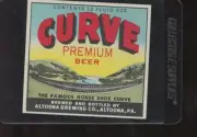 Curve Premium Beer Label- Altoona Brewing