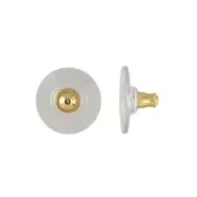 20 Gold 14K Plated Comfort Clutch No Droop Large Earnuts Earring Backs Findings