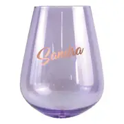 2pc Sandra Stemless 13cm/600ml Wine Glass Cocktail Party Drinking Tumbler Set