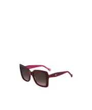 Carolina Herrera Butterfly Frame Full Rim Sunglasses 54 Brown