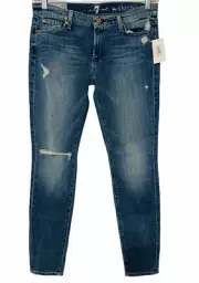 NWT 7 FOR ALL MANKIND VINTAGE COLLECTION THE SKINNY 2ND SKIN LEGGING JEANS 32X31