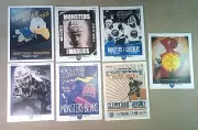 Cleveland Monsters Mini Poster Greaves Clayton Malatesta Clayton & Sully Lot 7