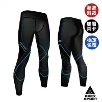 在飛比找momo購物網優惠-【AREXSPORT】男款萊卡經典強力包覆壓縮褲(慢跑/馬拉