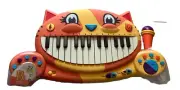 Btoys Meowsic Toy Piano Children’s Keyboard Cat Piano Musical Instrument 2+ NEW