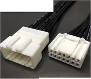 Dj7142-2.2 Automobile Harness Connector 14p16p18p20p Car Te Series 936211-1 Cable Male and Female Socket Wire Length 15cm (Color : 14p Strip line, Size : 1sets)