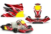 Go Kart Graphic Decals Stickers For KG Freeline Birel Cadet VENOM R