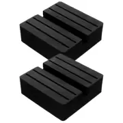 2Pcs Stable Reusable Rubber Jack Pad Jack Stand Rubber Pads Replace Friends