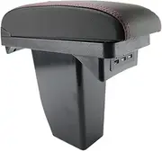 Console Compatible For Peugeot 2008 Storage Box Center Arm Rest Modification(Red thread)