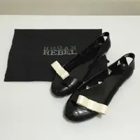 在飛比找蝦皮購物優惠-Moschino love Martell 橡膠芭蕾舞鞋黑色