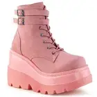 SHAKER-52 Wedge Platform Ankle Boot with Side Zip