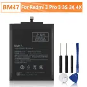 New BM47 Replacement Battery For Xiaomi Redmi 3 3S 3X 3 Pro 4 4X 4100 mAh + Tool