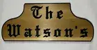 Personalized “The Watson’s” Rustic Wood Sign Plaque 27” X 11.5” X .75” New