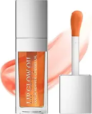 Hydrating Lip Glow Oil, Moisturizing Lip Oil Gloss Transparent Plumping Lip Gloss, Big Brush Head Non-S y Long Lasting Nourishing, ed Lip Balm for Lip Care and Dry Lips As Shown 2
