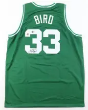 Larry Bird Signed Jersey (BECKETT& BIRD) Boston Celtics