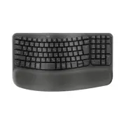 Logitech WAVE KEYS K820 Ergonomic Keyboard Bluetooth Logi Bolt Wireless Graphite