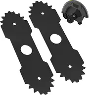 2-Pack 8-5/8'' Length, 1" Center Hole Blade 638006008 Edger Blade with Teeth Compatible with Ryobi - Fits RY13050 RY13050A RY15518 RY40030 (2)