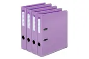 4PK Colour Hide A4 Half Lever Arch File PE Folder Binder Document Organiser PP