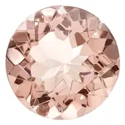 Gemstone Morganite Aa Quality 7mm Round