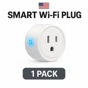 Smart Plug, Wifi Mini Socket Outlet, Alexa Google Assistant Timer White
