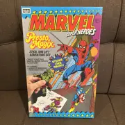 Spider-Man Hulk Marvel Superheroes Presto Magix Stick Life Set RoseArt SEALED