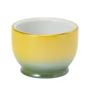 Sunmene Incense Holder Arita Porcelain Compact Yellow Green 6.8x4.8cm Japan Made