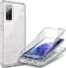 Samsung Galaxy S20 FE 5G Case Built-in Screen Protector, Shockproof,with Glitter