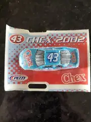 Chex 2002 Richard Petty Number 43 Race Car Mint In Package Blue Color NASCAR