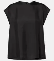 [Asceno] Asceno Dasha silk twill top AU 16 black