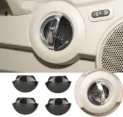 Carbon ABS Inner Door Handle Bowl Cover For Jeep Liberty 1999-06 Commander 06-10 (for: Jeep)