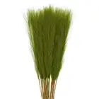 30Pcs Pampas Artificial Grass,21" Fake Pampas for Wedding Decoration,Grass Green
