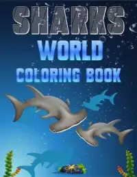 在飛比找博客來優惠-sharks World Coloring Book: A 